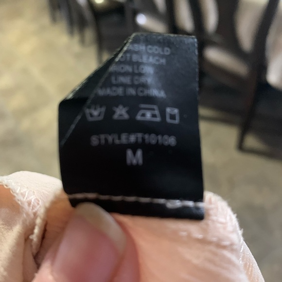 Three bird Nest sheer blouse for layering . - Picture 5 of 6